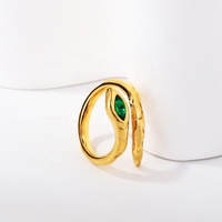 Bagues de bijouterie fantaisie en acier inoxydable 316L plaqué or 18 carats PVD, nouvelle bague tendance en zircon pour femme, idéale pour mariage et fiançailles