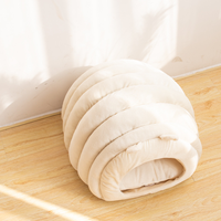 Nouveau Lit pour Chat Personnalisé en Forme de Trou d'Arbre, Doux et Chaud, en Peluche, avec Coussin en Coton PP, Robuste, OEM ODM, Protection Optimale