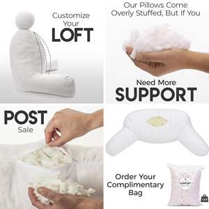 Dukungan yang tak tertandingi untuk orang dewasa-pendingin busa memori sandaran tempat tidur bantal Viscose leher terapi untuk tidur & Sit-Up membaca - Product Image 6