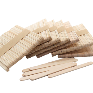 Muestra gratis <span class=keywords><strong>Mini</strong></span> Desechable Biodegradable Palo de paleta de madera natural Impresión personalizada Logotipo Palo de helado - Product Image 3