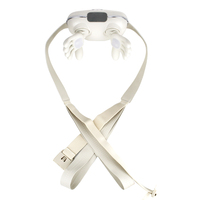Masseur de nuque et d'épaules Shiatsu à pétrissage avec poignée ergonomique intégrale, rechargeable USB-C, pour les trapèzes, avec fonction chauffante