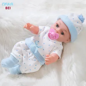 Yumuşak Kauçuk Bebek 30 cm Beyaz Bebek Şık Giydirme Bebek, Hediye Kız Oyuncak Bebek, Reenkarnasyon Bebek - Product Image 4
