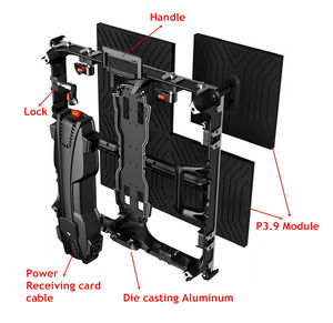 Display LED da Parete per Interni P3.91, Pannello LED a Noleggio 500x500mm, Cabinet in Alluminio Pressofuso per Giunzione Senza Soluzione di Continuità, Sfondo Video per Palcoscenico - Product Image 2