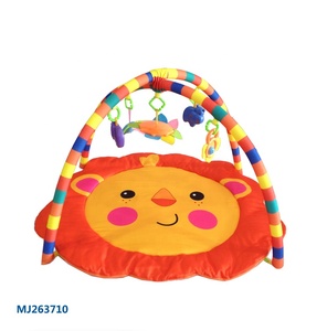 De dibujos animados de animales <span class=keywords><strong>ronda</strong></span> cómodo alfombra alfombras de juego bebés actividad <span class=keywords><strong>gimnasio</strong></span> para venta - Product Image 4