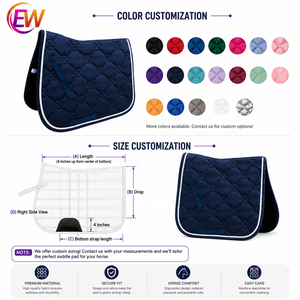 <span class=keywords><strong>Selle</strong></span> d'équitation Junda à succès, respirante, avec dos en maille, coque en coton et rembourrage en polyester, absorption des chocs, pour dressage et saut d'obstacles - Product Image 6