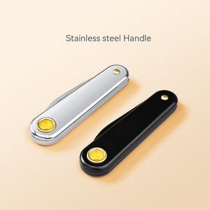 Gran oferta <span class=keywords><strong>Sanrenmu</strong></span> 325S-SB Mini cuchillo de fruta de acero inoxidable, cuchillo exprés plegable para el hogar, llavero pequeño portátil, cuchillo de bolsillo - Product Image 4