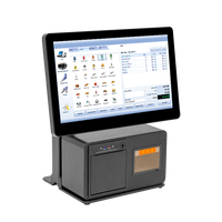 Sistema POS Taixun A1563L9 de 15.6 Pulgadas, 1920x1080, Aleación de Aluminio, Android/Windows, CPU Intel, Impresora y Escáner Integrados, para Restaurantes