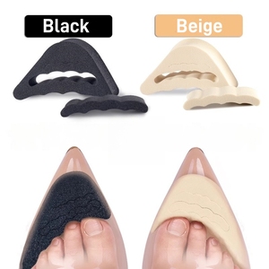 Toe Plug <b>Soft</b> Half Insoles Reusable Sponge Toe Filler Inserts Adjustable for Too Big <b>Shoes</b> Unisex Foot Pads - Product Image 2
