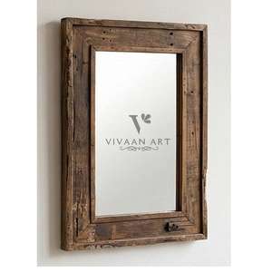 Elegante Espejo de Pared de Madera Art Deco, Hecho a Mano, Ligero, Ecológico, Duradero, Grosor Personalizado, Decoración para el Hogar, Dormitorio, Sala de Estar - Product Image 6