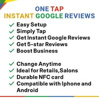 Programmierbare Google-Bewertungskarte aus PVC mit 13,56 MHz RFID für Mitgliedschaften und Hotelnutzung, Social Media und Geschäftsfeedback