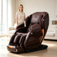 Fauteuil de massage électrique professionnel à roulement, pétrissage, vibration, chaleur et airbag pour le corps entier