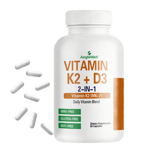 AegleWell Vitamina D3 in capsule molli, <span class=keywords><strong>colecalciferolo</strong></span>, favorisce l'assorbimento del calcio, la salute delle ossa e il sistema corporeo, integratore D3 ad alta potenza - Product Image 1