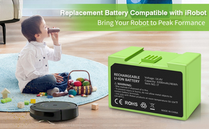 <span class=keywords><strong>Batterie</strong></span> de remplacement au lithium-ion pour <span class=keywords><strong>IRobot</strong></span> Roomba <span class=keywords><strong>I7</strong></span> I8 E5 7150 7550 E5150 E5152 ISeries de <span class=keywords><strong>IRobot</strong></span> - Product Image 4