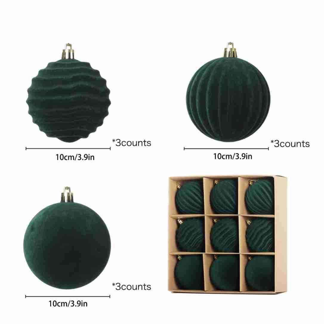 Dark green 10CM(9-piece set)
