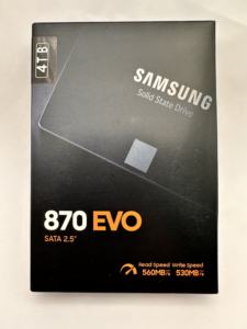 SAMSUNG MZ-77E1T0B/CN用ソリッドステートドライブ1テラバイト870 EVO SATA 2.5 "SSD V-NAND 3ビットMLC DDR4 SDRAM AES 256ビット - Product Image 1