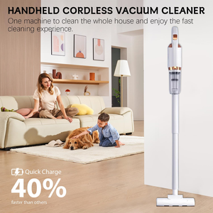 Aspiradora Inalámbrica Inteligente de Mano, Ligera, con Batería y Tecnología Ciclónica para Uso en el Hogar y el Automóvil - Product Image 1