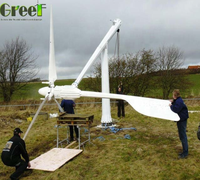 Éolienne Générateur 5kW, Installation Facile, Haute Efficacité, Liste de Prix, Génératrice Éolienne à Aimant pour la Maison