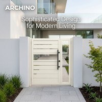 Porte pivotante contemporaine en alliage d'aluminium, double vitrage trempé, étanche, sécurisée, anti-effraction, pour entrée intérieure de maison