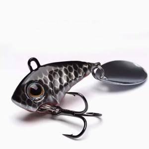 LUTAC Métal MINI VIB Appâts Long Casting Whook Treble Hook Spoon Spinner Leurres de pêche Leurre dur 30mm/7g - Product Image 1