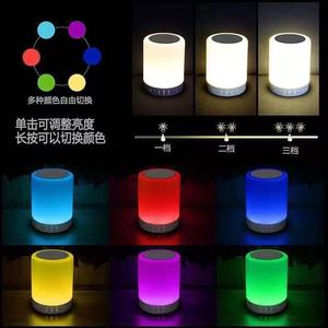 Haut-Parleur Sans Fil LED <span class=keywords><strong>Subwoofer</strong></span> Haute Fidélité Lampe Lumière RVB Tactile de Chevet, <span class=keywords><strong>Meilleur</strong></span> Cadeau pour Adolescents et Enfants, Utilisation Extérieure - Product Image 3
