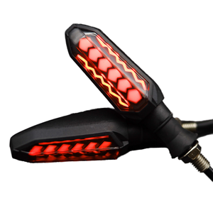 New Universal 12V <b>LED</b> <b>Running</b> Water Lamp Motorcycle Turn Signal <b>Lighting</b> System - Product Image 1