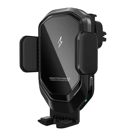 Universal Smart Sensor Automatic Clamping Car Phone Holder Wireless Charger Mount 15w Fast Charging Wireless Car Charger