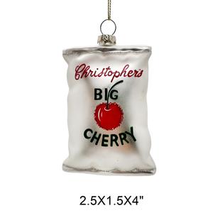 Adornos Colgantes de Cristal Hechos a Mano LILIAN para Bolsas de Papas Fritas, <span class=keywords><strong>Doritos</strong></span>, Nachos, Decoraciones Navideñas en Miniatura Rojas y Azules - Product Image 5