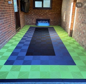 गर्म बेच 18mm मोटाई गेराज मंजिल टाइल इंटरलॉकिंग जिम फर्श रबर टाइल्स बालकनी निविड़ अंधकार आउटडोर फर्श को कवर - Product Image 6