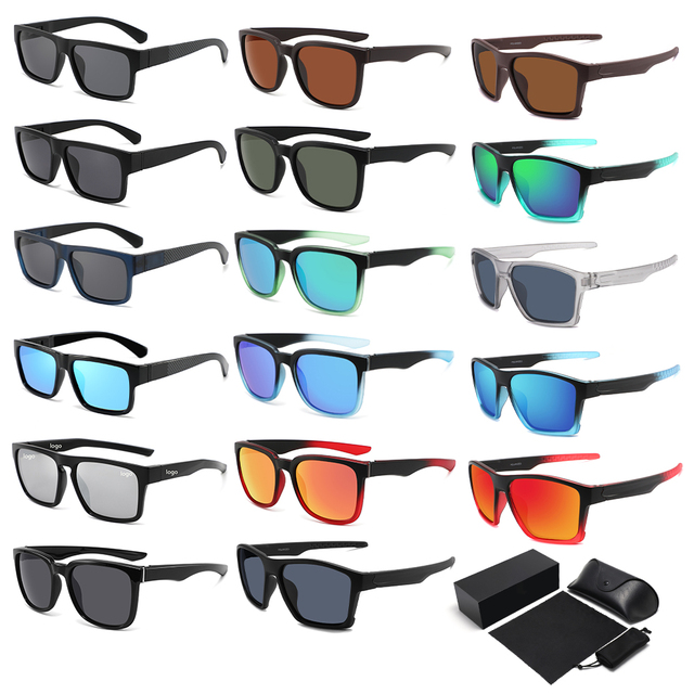 Factory Wholesale Custom Logo Sport Eyewear Baseball Sunglasses Men's Glasses Oversized Sports Bike Cycling Sunglasses for Men