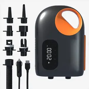 Best Selling Products Wireless Car Air Pump Portable Tyre Air Compressor 18000 mAh Super Supply Power Bank with Lighting