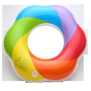 Bouée de natation colorée en forme de coquille, en PVC épais de 30mm, forme originale pour enfants et adultes, jouets aquatiques - Product Image 1