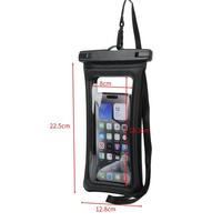 Étui de téléphone portable flottant transparent à double couche Bangbobi exclusif, à suspendre au cou, en PVC, avec écran de 7,7 pouces, étanche