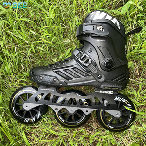 Patins à roues alignées professionnels SeeMore pour adultes, 3 roues, chaussures de patinage à roulettes, botte rigide, slalom, patines 3 ruedas, patins à roulettes en ligne - Product Image 3