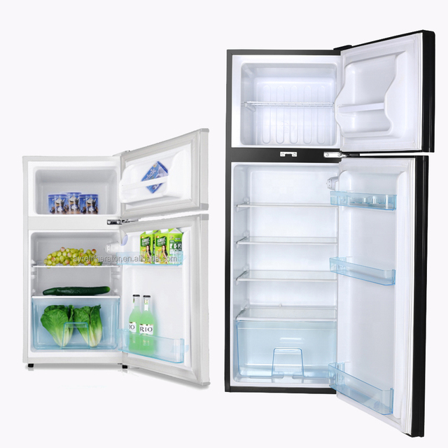 Commercial Refrigerator Two Door Small Refrigerator Mini Fridge Home Kitchen Refrigerator