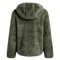 Veste en polaire pour filles, douce et moelleuse, en fausse fourrure sherpa, à capuche, pour l'hiver, chaude, légère et confortable, style Teddy