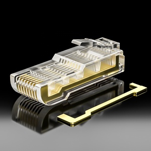 XL-704 Chất lượng cao 32.7 mét chiều dài <span class=keywords><strong>RJ45</strong></span> nối hai mặt dọc <span class=keywords><strong>Ethernet</strong></span> Modular cắm với mạ Vàng địa chỉ liên lạc - Product Image 3