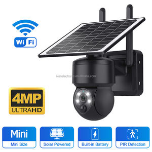 क्यूबॉक्स s517c मिनी 4mmmmp सौर बैटरी संचालित ptz कैमरा 5W सौर पैनल 2k रंग रात फ्लडलाइट मानव मोशन ट्रैकिंग - Product Image 2