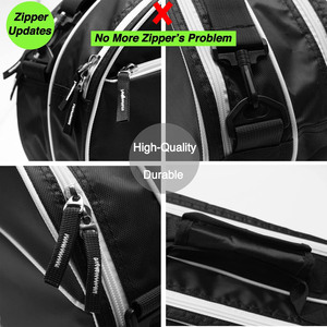 Échantillon gratuit, vente en gros, sac de sport pliable imperméable personnalisé avec logo, sac de voyage, sac à dos pour raquette de tennis et de badminton - Product Image 6