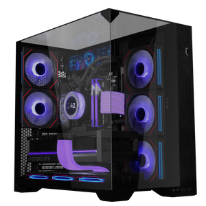 Lian Li <span class=keywords><strong>O11</strong></span> VISION COMPACT Noir/Blanc Boîtier moyen Compatible avec les cartes mères ATX/ Micro-ATX à connexion arrière pour la construction de PC - Product Image 2