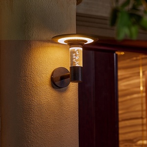 Ip65 lampu dinding surya led tahan air lampu jalan taman dinding tenaga surya lampu led pasang dinding luar ruangan - Product Image 2