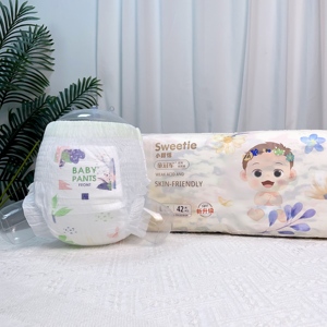 Vente directe d'usine chinoise de produits pour bébés de qualité supérieure, couches pour bébés super absorbantes 1800 ml, couches pour nourrissons, vente en gros de couches pour bébés - Product Image 3