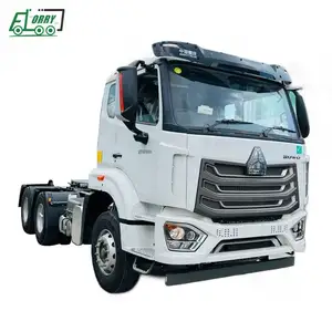 China HOWO N7 Tractor camión SINOTRUK 6*4 Euro 2 cabeza usado Tractor camión mano derecha en buenas condiciones de trabajo