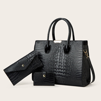 Sacs à main de luxe pour femmes en similicuir crocodile, collection 2025 – Vente en gros à prix réduits