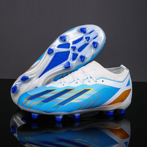 Nouvelles chaussures de football pour hommes, chaussures de foot pour adultes, crampons longs AG, crampons TF pour terrain synthétique, chaussures d'entraînement antidérapantes et respirantes - Product Image 2