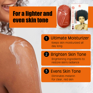 Barra de jabón Hidratante Corporal y facial iluminadora Jabón de fragancia delicada <span class=keywords><strong>para</strong></span> Una piel luminosa y saludable - Product Image 4