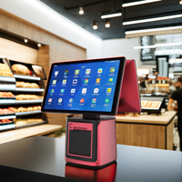 Tablette de point de vente Android 15,6 pouces RK3568, gestion de la facturation, caisse enregistreuse, imprimante, écran tactile capacitif 10 points