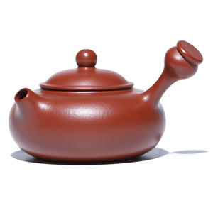Ensemble de théière en céramique écologique Yixing Zisha pour la préparation du thé Gongfu, argile vermillon originale, poignée latérale anti-brûlure <span class=keywords><strong>Tang</strong></span> <span class=keywords><strong>Yu</strong></span> - Product Image 5