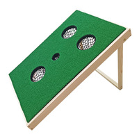 Jeu de Cornhole, Beer Pong et Golf avec 2 planches en alliage d'aluminium 90x60cm, pour fêtes, marque JY