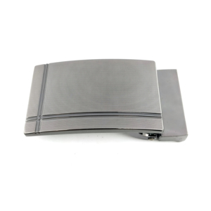 Hebilla de Cinturón para Hombre con Placa Lisa de Acero Inoxidable, Hecha de Metal, con Logotipo Personalizado - Product Image 1