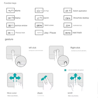 Logitech Original K400 Plus Smart TV Notebook Desktop Touch Mute Wireless Touchpad Keyboard untuk PC Laptop Android